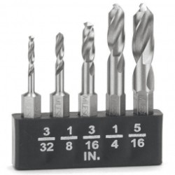 Juego de 5 pcs brocas para metal