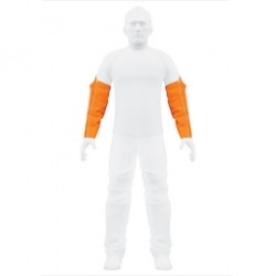 Proteccion para soldar mangas de carnaza