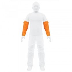 Proteccion para soldar mangas de carnaza