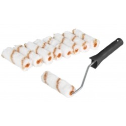 Kit de 9 repuestos rodillos 4" y 1 maneral