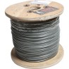 Cable de acero 1/8-3/16" 457m forro PVC