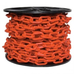 Cadena plástica con grosor de 6mm naranja