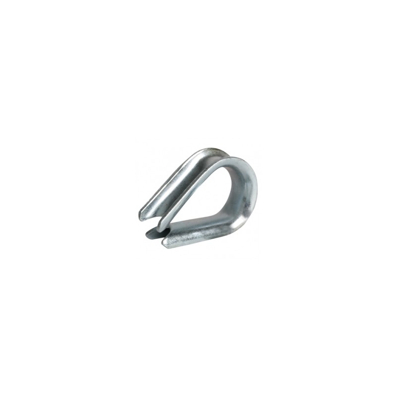 Cuello galvanizado para cable de acero 3/8"