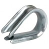 Cuello galvanizado para cable de acero 3/8"