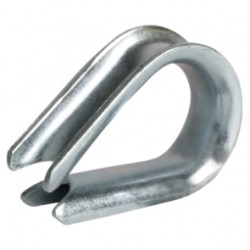 Cuello galvanizado para cable de acero 3/16"