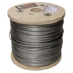Cable de acero 1/4" 100m galvanizado