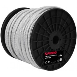 Cable de acero recubierto de pvc de 1/16"