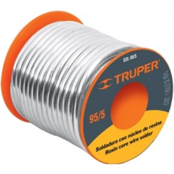 Soldadura con núcleo de resina para tubería