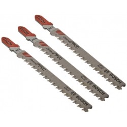 3 Seguetas de sierra caladora para PVC