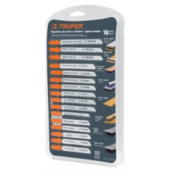 Juego de 16 seguetas zanco "T"