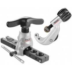 Juego de avellanador y cortatubo