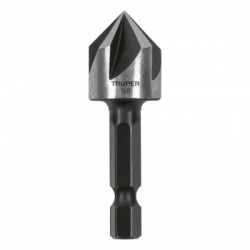 Avellanador HSS cambio rapido 5/8", Truper