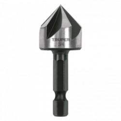 Avellanador HSS cambio rapido 3/4", Truper