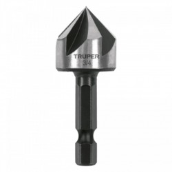 Avellanador HSS cambio rapido 3/4", Truper