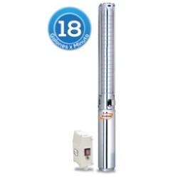 Bomba sumergible de pozo 50m 2HP 220V