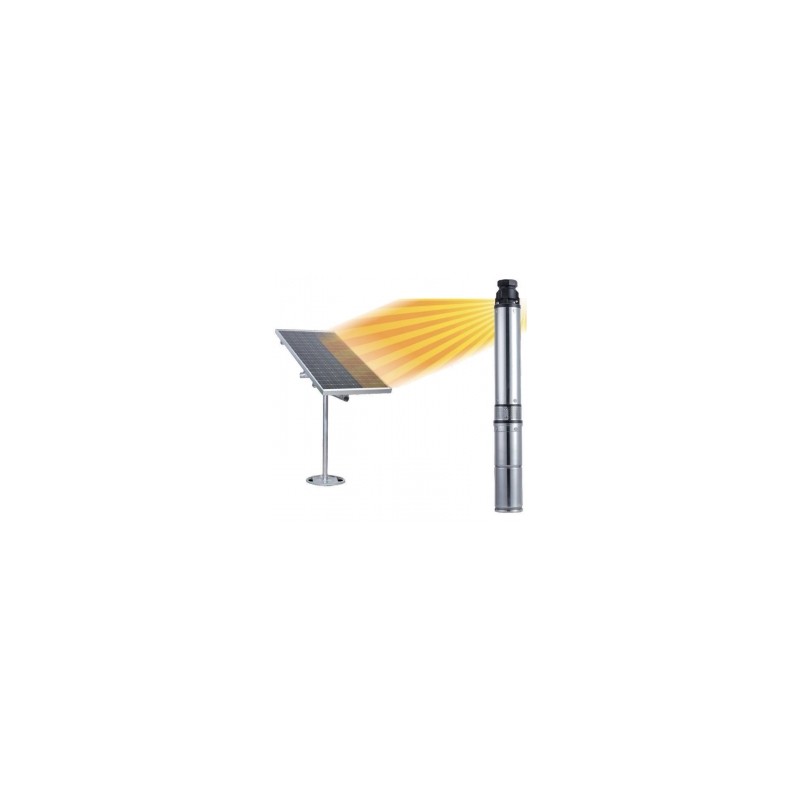 Bomba de agua con panel solar de 1/2 HP