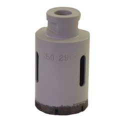 Broca de diamante soldada al vacio de 2"