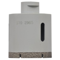 Broca de diamante soldada al vacio de 2-3/4"