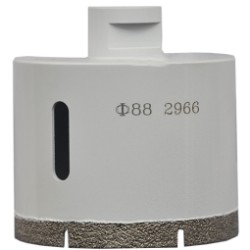 Broca de diamante soldada al vacio de 3-1/2"