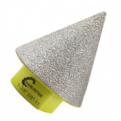 Broca de diamante chaflan biselado de 1-3/8"