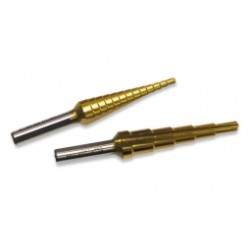 Broca escalonada 1/8” a ½” en 1/16”